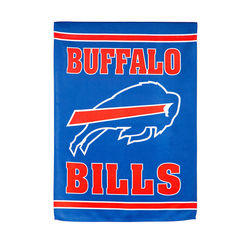 Evergreen Flag,Embossed Suede Flag, House Size, Buffalo Bills,28x0.2x44 Inches