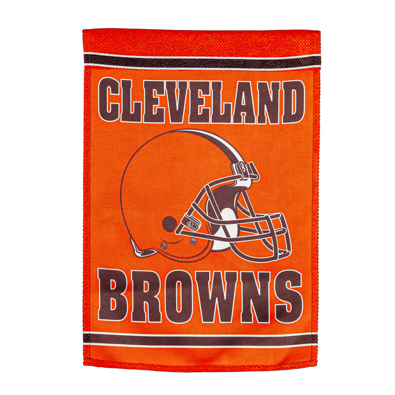 Evergreen Flag,Embossed Suede Flag, House Size, Cleveland Browns,28x0.2x44 Inches