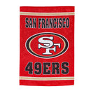 Embossed Suede Flag, House Size, San Francisco 49ers,13es3826