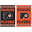 Embossed Suede Flag, House Size, Philadelphia Flyers,13es4370