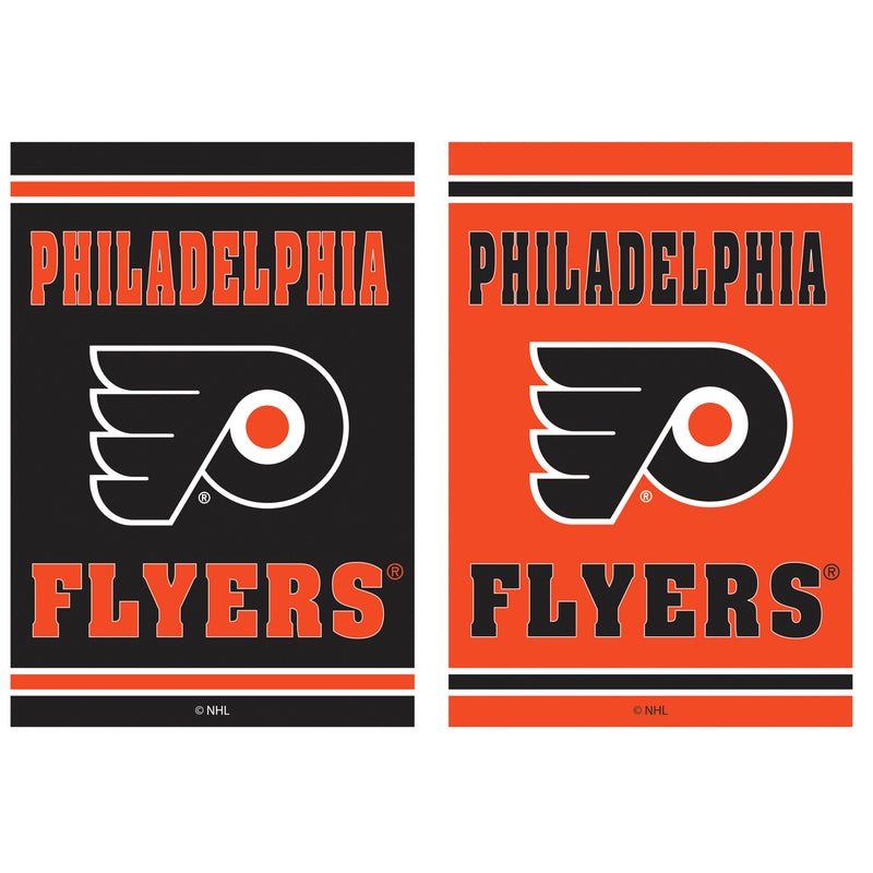 Evergreen Flag,Embossed Suede Flag, House Size, Philadelphia Flyers,28x0.2x44 Inches