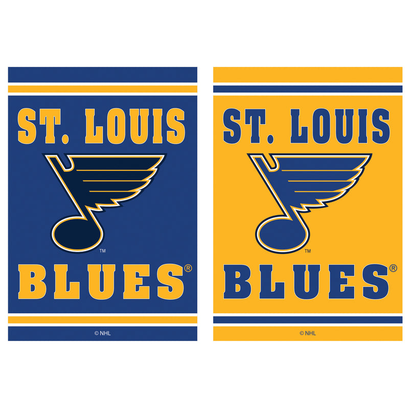 Evergreen Flag,Embossed Suede Flag, House Size, St Louis Blues,28x0.2x44 Inches
