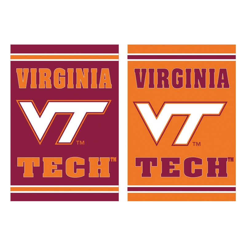 Evergreen Flag,Embossed Suede Flag, House Size, Virginia Tech,28x0.2x44 Inches