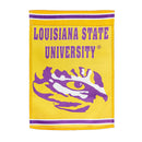 Embossed Suede Flag, House Size, Louisiana State University,13es921