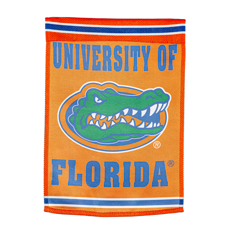 Evergreen Flag,Embossed Suede Flag, House Size, University of Florida,28x0.2x44 Inches