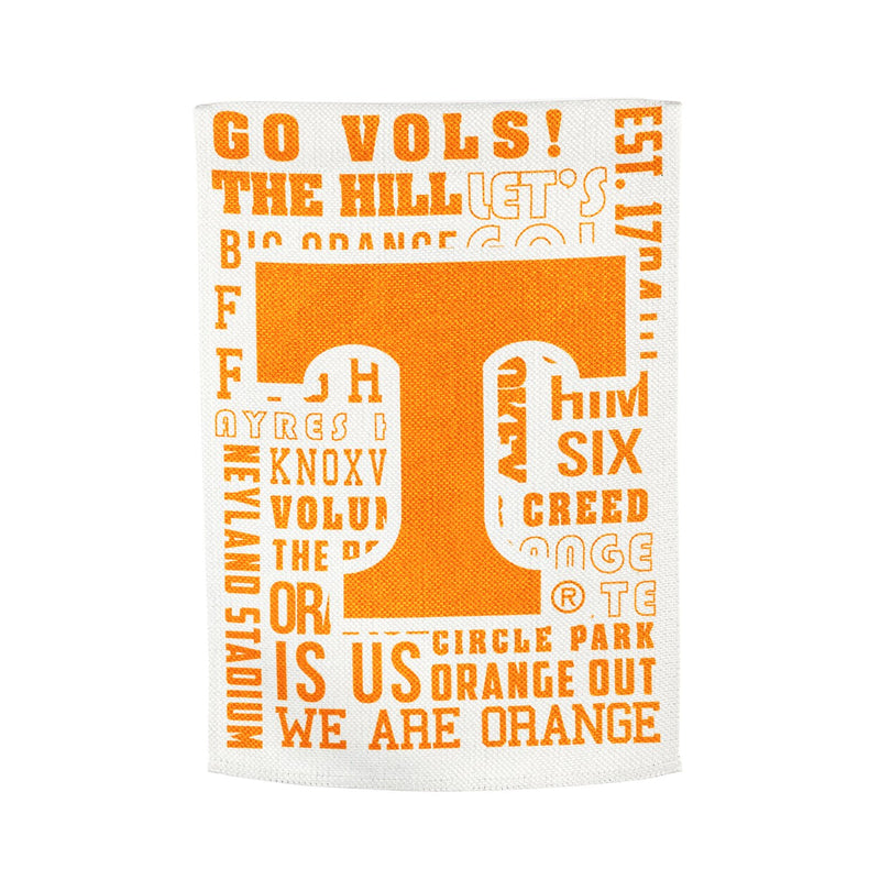 Evergreen Flag,Fan Rules ES REG, University of Tennessee,28x44x0.2 Inches