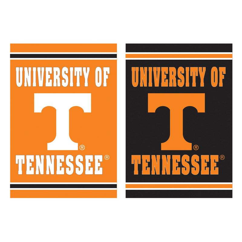 Evergreen Flag,Embossed Suede Flag, House Size, University of Tennessee,28x0.2x44 Inches