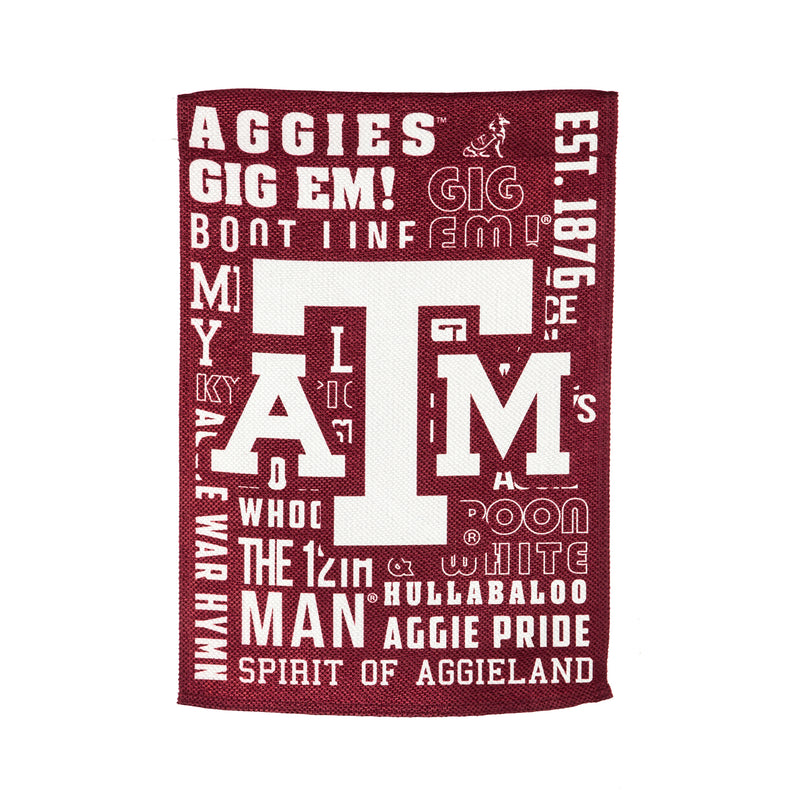 Evergreen Flag,Fan Rules ES REG, Texas A&M,28x44x0.2 Inches