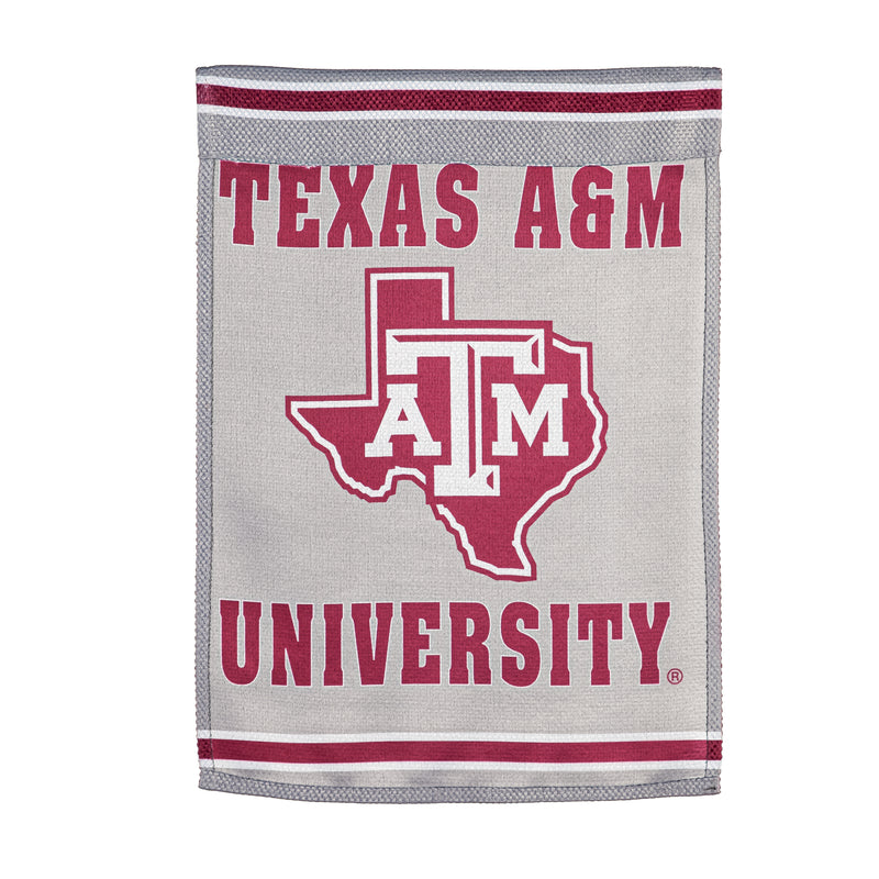 Evergreen Flag,Embossed Suede Flag, House Size, Texas A&M,28x0.2x44 Inches