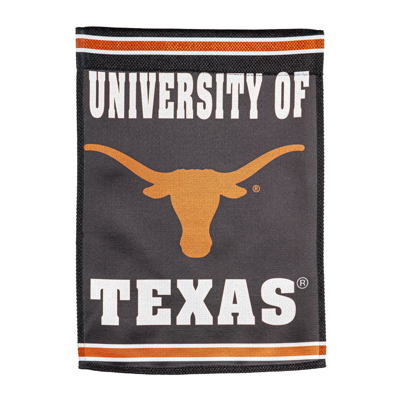 Evergreen Flag,Embossed Suede Flag, House Size, University of Texas,28x0.2x44 Inches