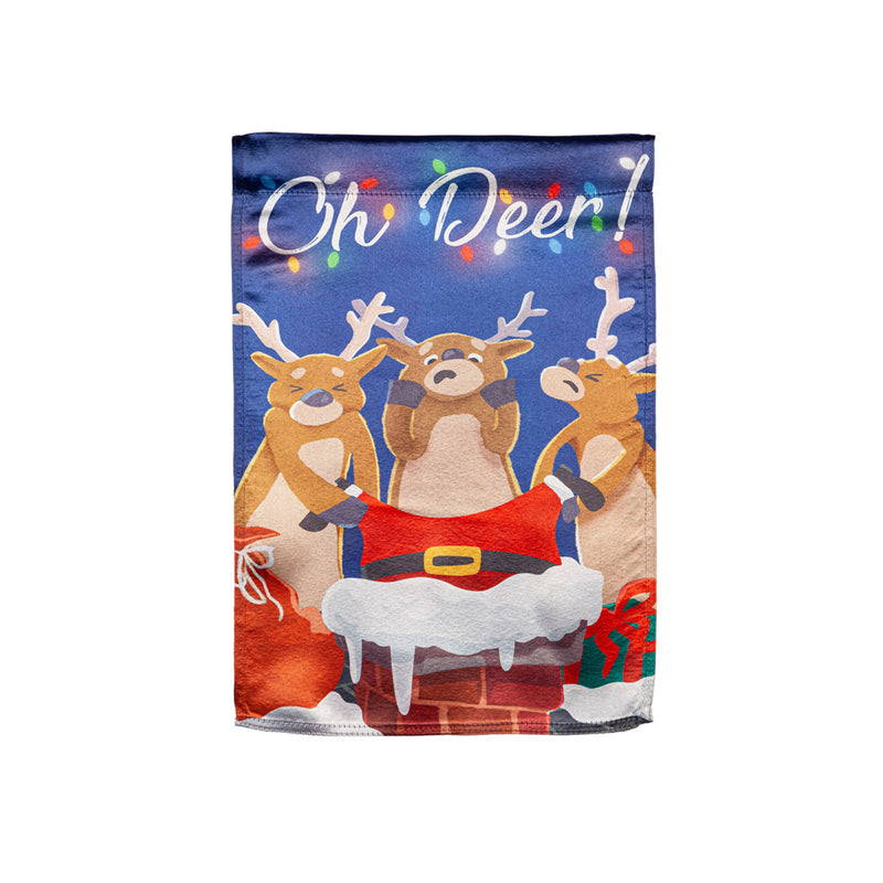 Evergreen Flag,Oh Deer Lustre House Flag,28x0.02x43 Inches