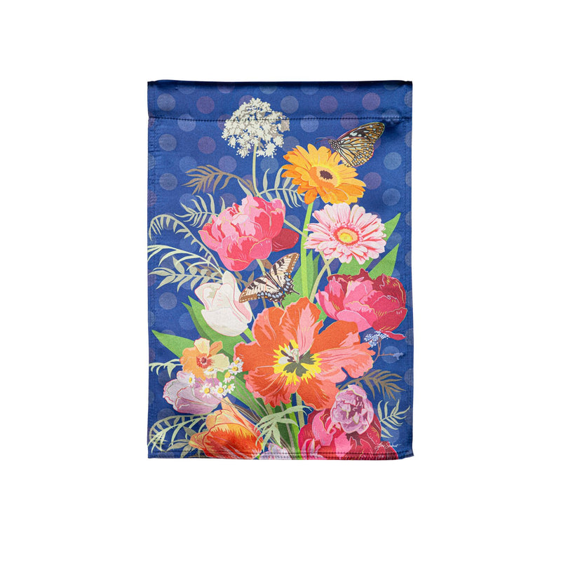 Evergreen Flag,Bloom Boldly Lustre House Flag,29x0.02x43 Inches