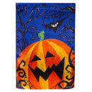 Halloween Jack O' Lantern Lustre House Flag,13lu11897