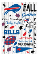 Buffalo Bills, Moire Flag, House Size, Fall Seasonal,13m3803