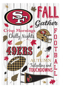 San Francisco 49ers, Moire Flag, House Size, Fall Seasonal,13m3826
