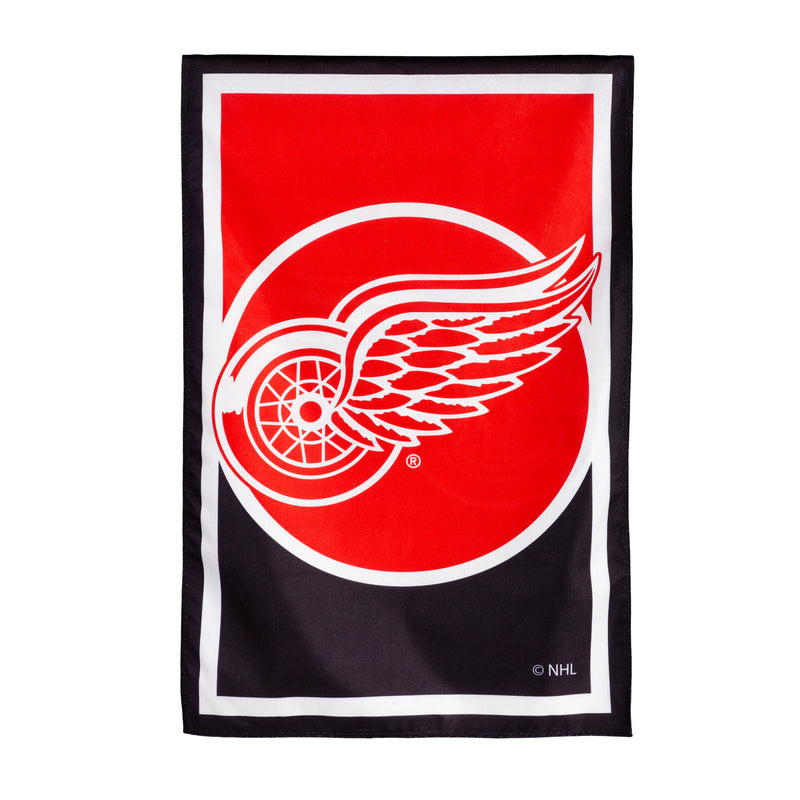 Evergreen Flag,Flag, DS Burlap, Reg, Detroit Red Wings,28x44x0.2 Inches