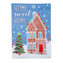 Gingerbread Home Suede House Flag,13s11125