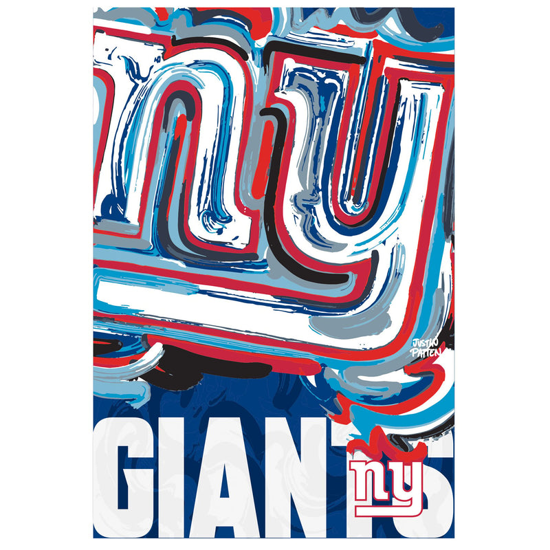 New York Giants, Suede REG, Justin Patten Logo,13s3820jpal
