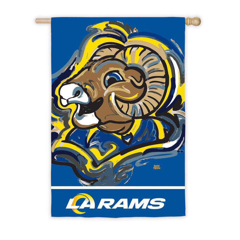 Los Angeles Rams, Suede REG Justin Patten, 0.2"x44"inches