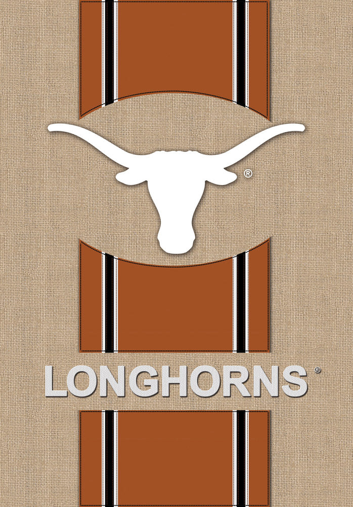 Flag, Burlap, Reg, University of Texas,13b999
