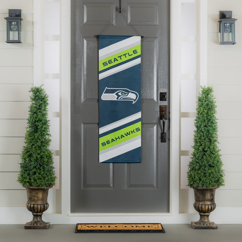 Evergreen Seattle Seahawks, Dowel Banner, 46'' x 15'' inches