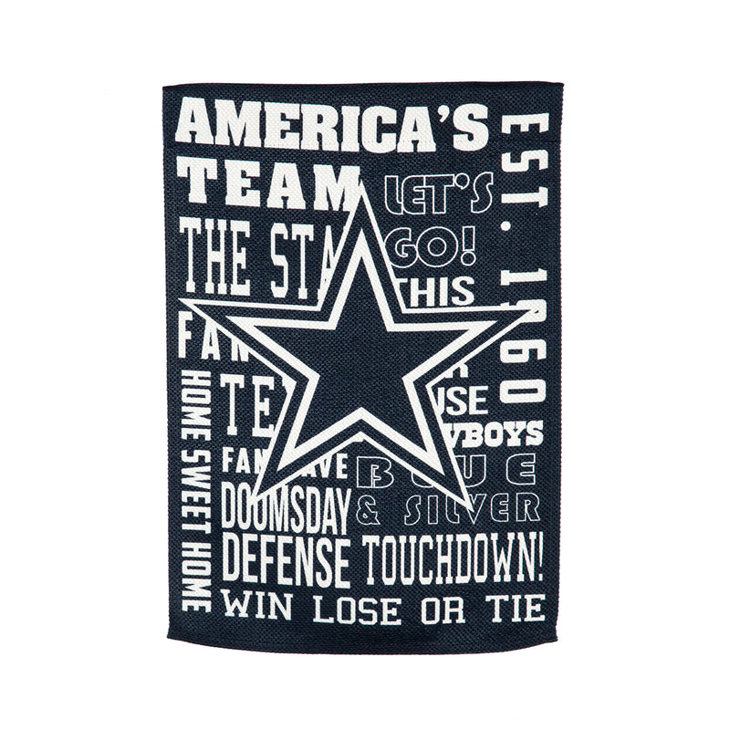 Evergreen Dallas Cowboys, Fan Rules ES REG, 44'' x 28'' inches