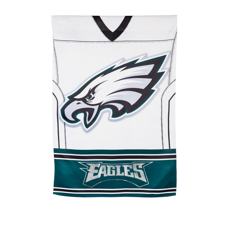 Evergreen Flag, DS Suede, Foil, Reg, Jersey, Philadelphia Eagles, 43'' x 29'' inches