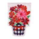 Buffalo Check Flower Pot Garden Burlap Flag,14b10145