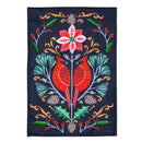 Cardinal Damask Burlap Garden Flag,14b11081