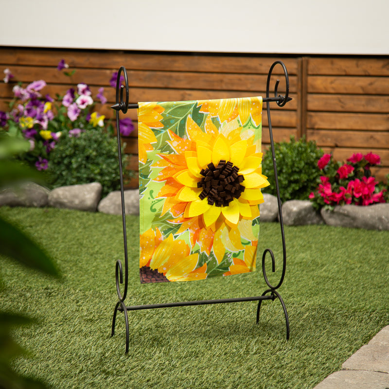 Evergreen Flag,Sunflowers in the Garden Burlap Garden Flag,0.2x12.5x18 Inches