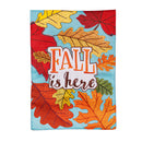 Fall Is Here Burlap Garden Flag,14b12026