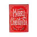 Quaint Merry Christmas Sign Burlap Garden Flag,14b12451