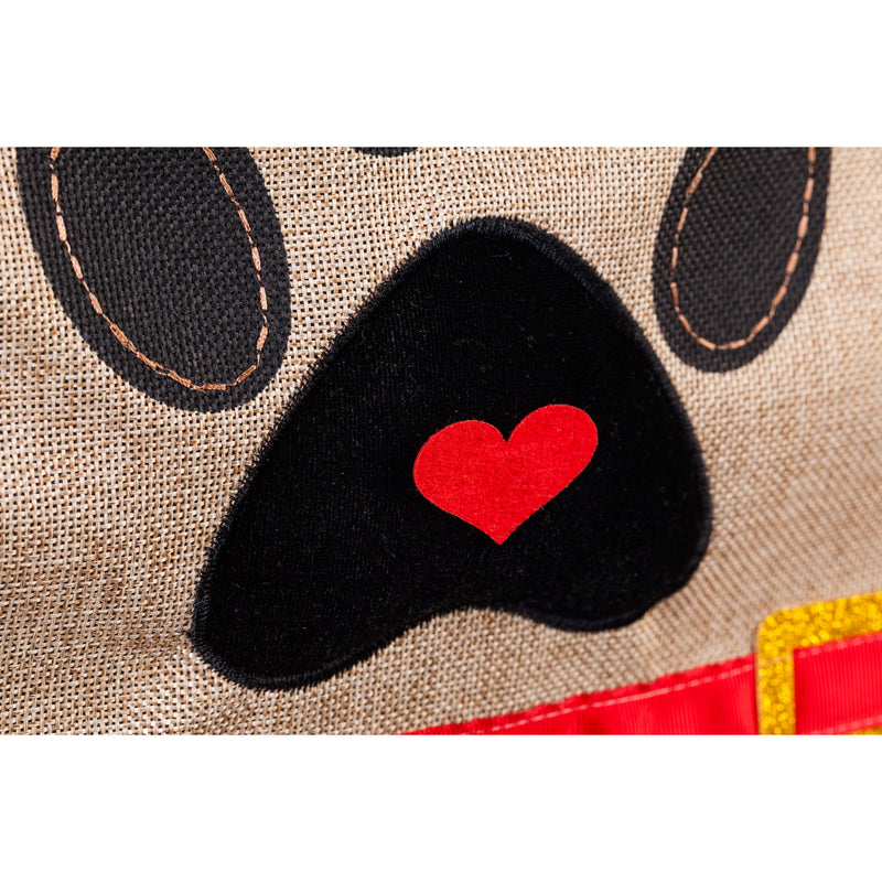 Dogs Welcome People Tolerated Garden Burlap Flag,14b8343