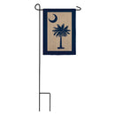 South Carolina Palmetto Garden Burlap Flag,14b9035