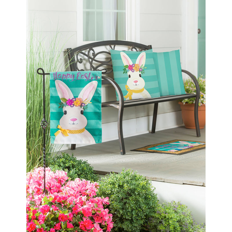 Evergreen Flag,Easter Bunny Garden Burlap Flag,0.2x12.5x18 Inches