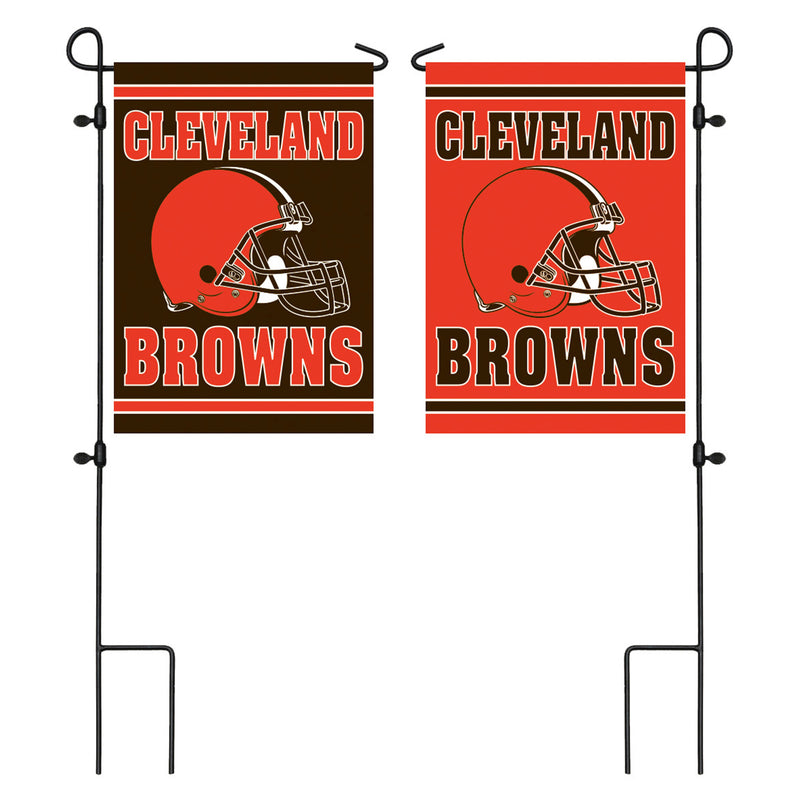 Evergreen Flag,Embossed Suede Flag, GDN Size, Cleveland Browns,12.5x0.2x18 Inches