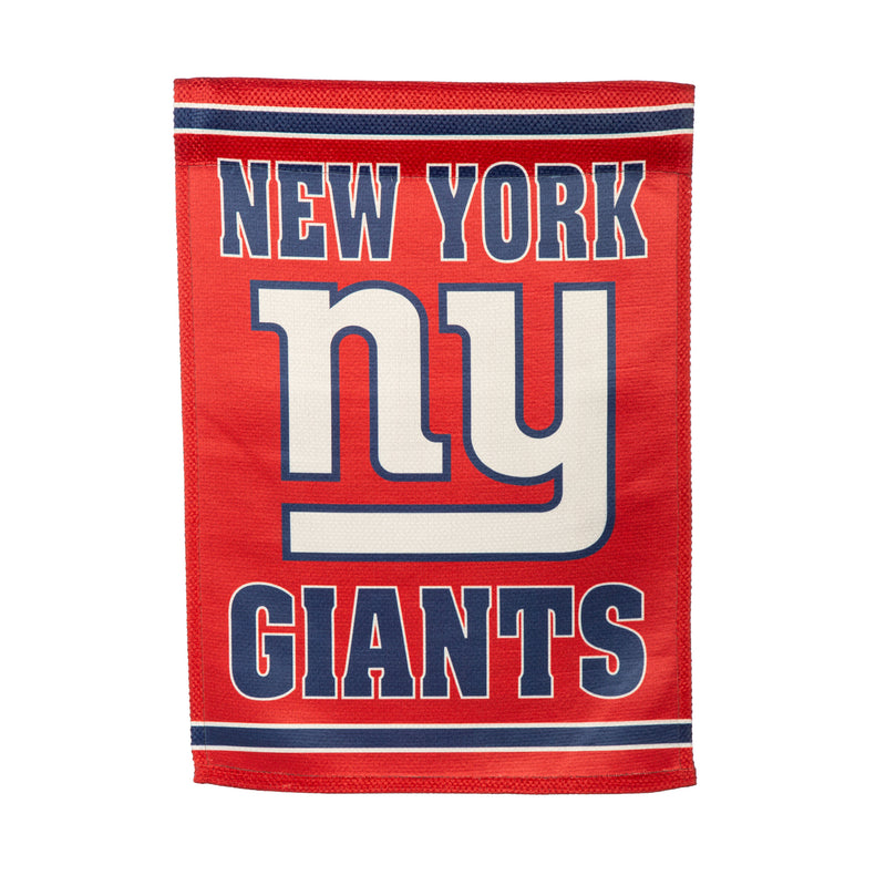 Evergreen Flag,Embossed Suede Flag, GDN Size, New York Giants,12.5x0.2x18 Inches