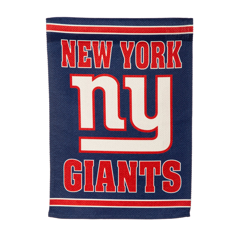 Evergreen Flag,Embossed Suede Flag, GDN Size, New York Giants,12.5x0.2x18 Inches