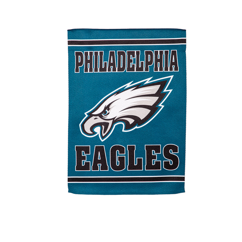 Evergreen Flag,Embossed Suede Flag, GDN Size, Philadelphia Eagles,12.5x0.2x18 Inches