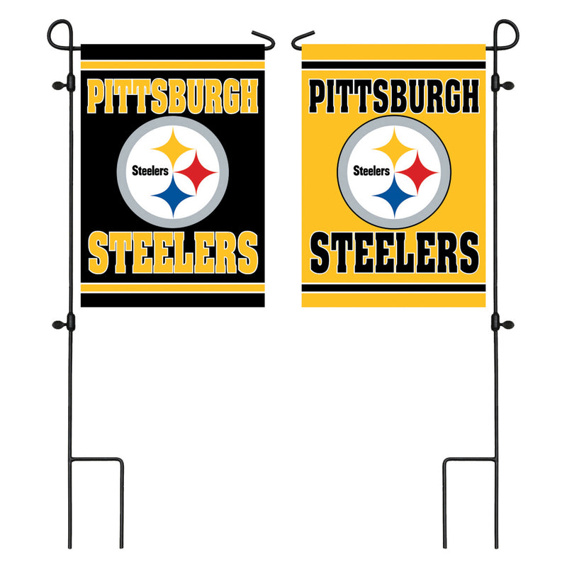 Evergreen Flag,Embossed Suede Flag, GDN Size, Pittsburgh Steelers,12.5x0.2x18 Inches