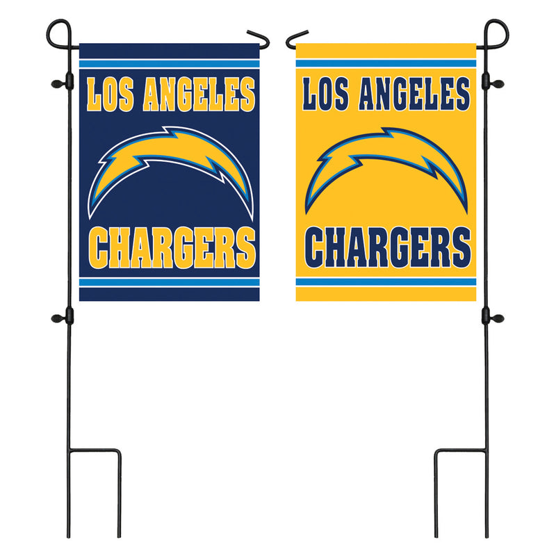 Evergreen Flag,Embossed Suede Flag, GDN Size, Los Angeles Chargers,12.5x0.2x18 Inches