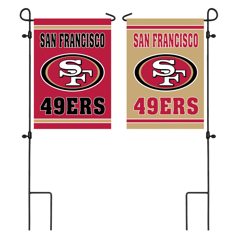 Evergreen Flag,Embossed Suede Flag, GDN Size, San Francisco 49ers,12.5x0.2x18 Inches
