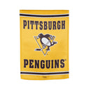 Embossed Suede Flag, GDN Size, Pittsburgh Penguins,14es4372