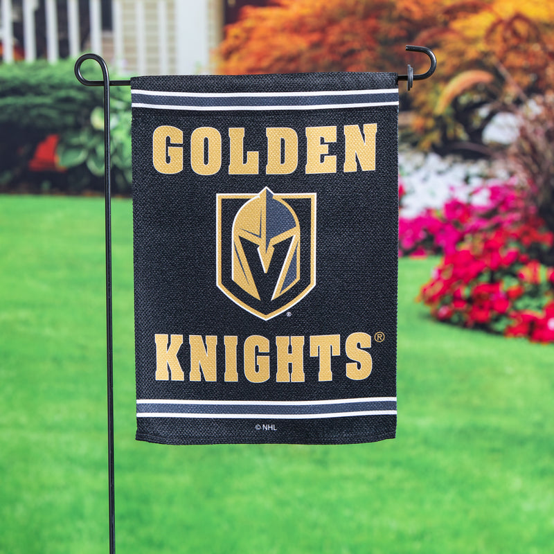 Evergreen Flag,Embossed Suede Flag, GDN Size, Vegas Golden Knights,12.5x0.2x18 Inches