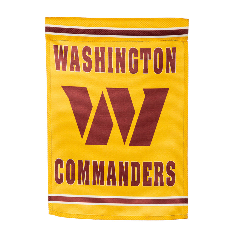 Evergreen Flag,Embossed Suede Flag, GDN Size, Washington Commanders,0.2x12.5x18 Inches