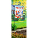 Patriotic Bicycle Garden Textured Suede Flag,14es9158