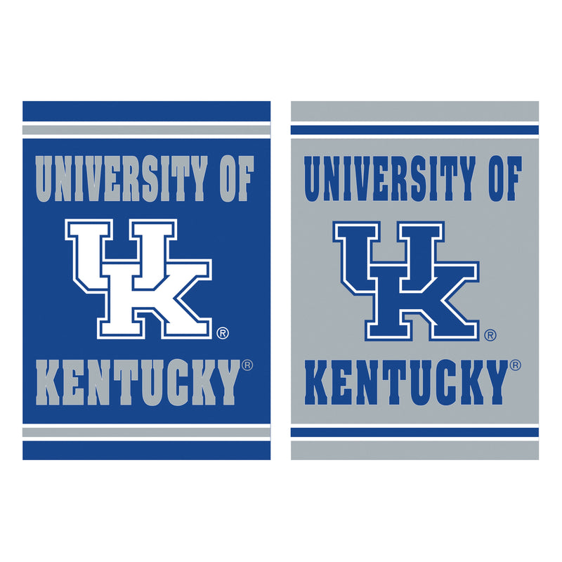 Evergreen Flag,Embossed Suede Flag, GDN Size, University of Kentucky,12.5x0.2x18 Inches