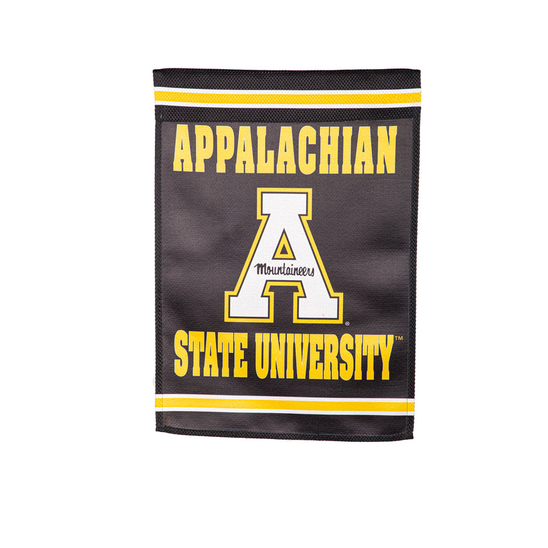 Evergreen Flag,Embossed Suede Flag, GDN Size, Appalachian State,0.2x12.5x18 Inches