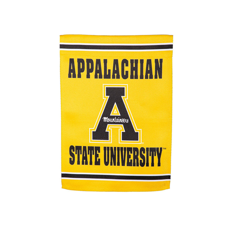 Evergreen Flag,Embossed Suede Flag, GDN Size, Appalachian State,0.2x12.5x18 Inches