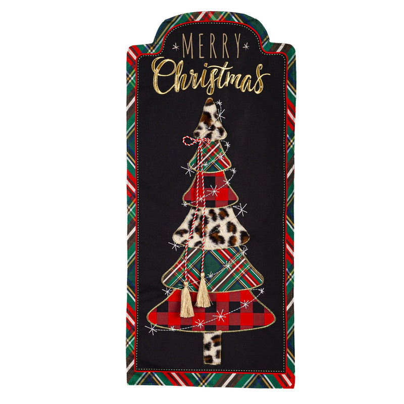 Mixed Print Christmas Tree Everlasting Impressions Textile Decor,14l10555xl